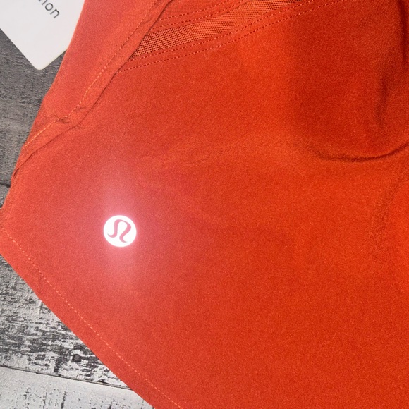 Lululemon Speed Up Mid Rise shorts with a 4-inch in Autumn Rust SZ XL - Picture 3 of 8